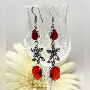 GARNET EARRINGS